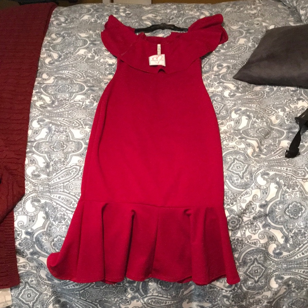 flamingo style dress